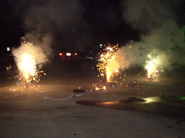 Fireworks display of our own! July 14th, 2007
